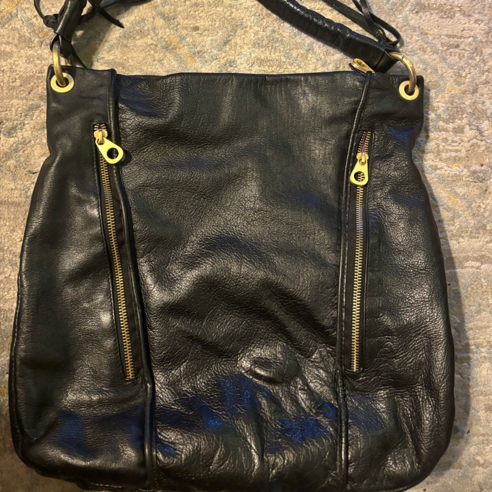 Black Leather Women's Bag